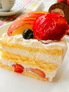 *簡単*ホールケーキの切り方*-レシピのメイン写真