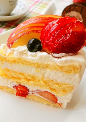 ＊簡単＊ホールケーキの切り方＊-レシピのメイン写真