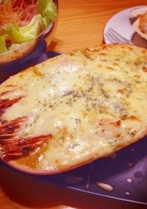 絶品クリーミー濃厚身プリ有頭エビグラタン-レシピのメイン写真