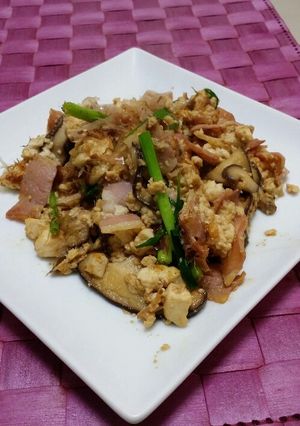 ☆バター醤油いり豆腐★-レシピのメイン写真
