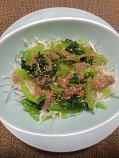 塩辛金ごまサラダ-レシピのメイン写真