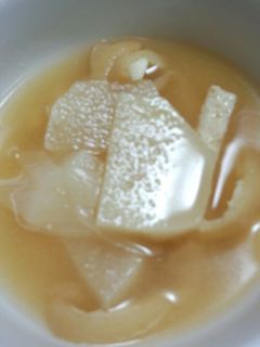 ☆かぶと油揚げの味噌汁☆-レシピのメイン写真