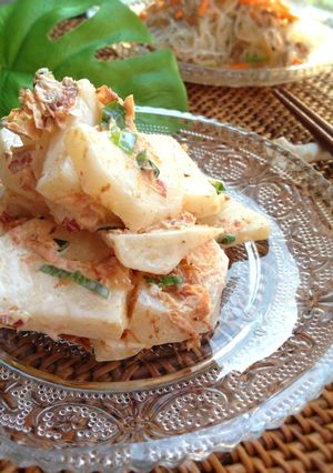 チンするだけ！カブと鰹節のホットサラダ☆-レシピのメイン写真