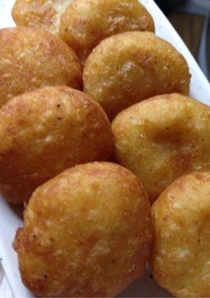 鮭フレークとじゃかいものモチモチ揚げ-レシピのメイン写真