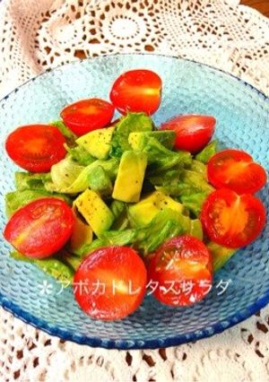 ✿アボカドレタスサラダ-レシピのメイン写真