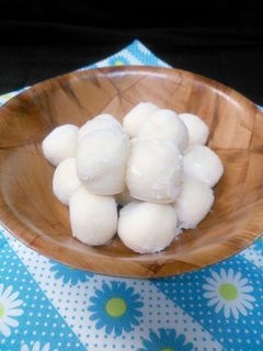 白玉の保存とレンジで解凍♪-レシピのメイン写真