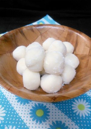 白玉の保存とレンジで解凍♪-レシピのメイン写真