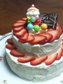 二段‼豪華‼クリスマスケーキ-レシピのメイン写真