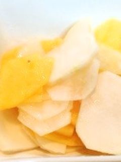 かぶと柿の塩もみサラダ-レシピのメイン写真