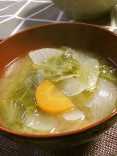 味噌汁に飽きたら・・・味噌スープ☆-レシピのメイン写真