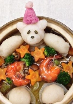 ★デコ寄せ鍋で楽しいクリスマス★-レシピのメイン写真