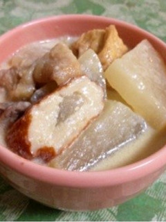 大根のまろやかみそ豆乳煮-レシピのメイン写真