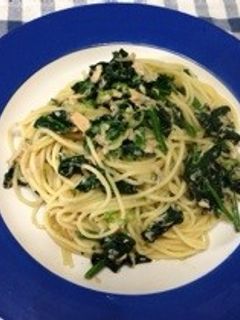 ほうれん草とツナの和風パスタ-レシピのメイン写真