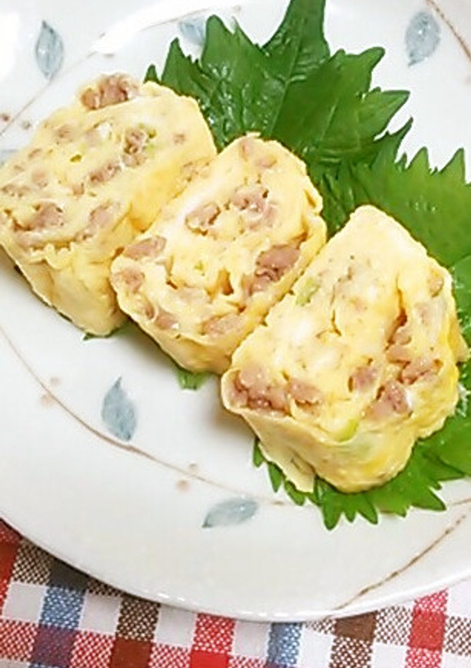 中華風♡そぼろ玉子焼き-レシピのメイン写真