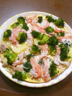 半分スペイン風オープンオムレツ-レシピのメイン写真