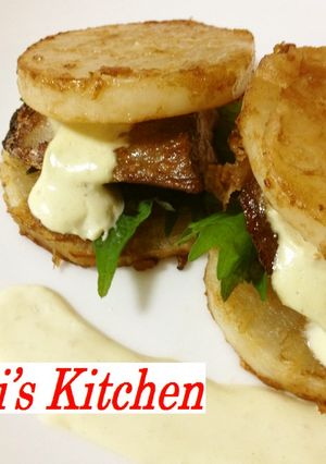 和食が洋食に変身！？ぶり大根バーガー☆-レシピのメイン写真