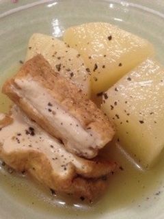 コンソメで☆大根と厚あげの洋風煮物-レシピのメイン写真