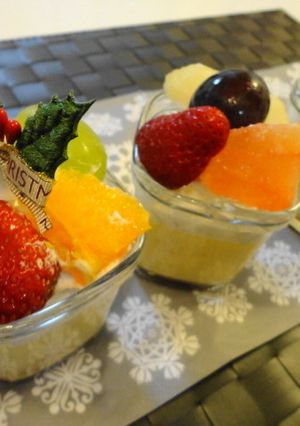 マルチデリシスで簡単プリンアラモード-レシピのメイン写真