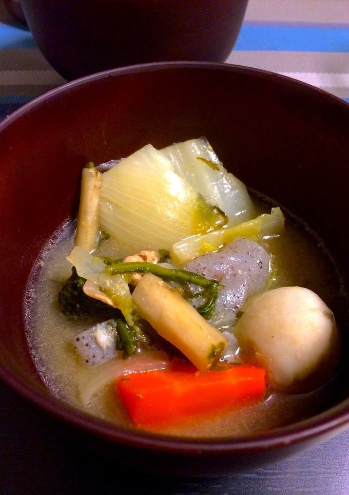 圧力鍋を使って　野菜が主役のとん汁-レシピのメイン写真