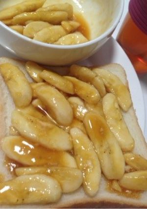 バナナのカラメルソース♡-レシピのメイン写真