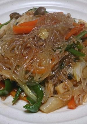 野菜いっぱい☆麻婆春雨-レシピのメイン写真