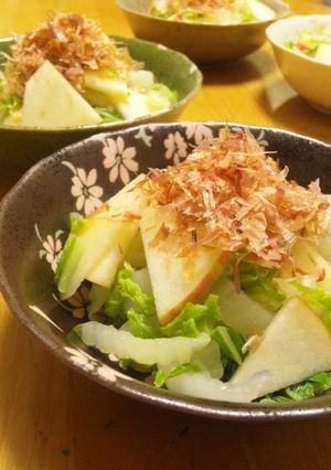 白菜とリンゴ☆ポン酢de和風サラダ-レシピのメイン写真