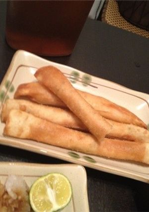山椒の実とクリームチーズの春巻き-レシピのメイン写真