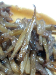 牛蒡と牛肉の炒め物(o^^o)-レシピのメイン写真