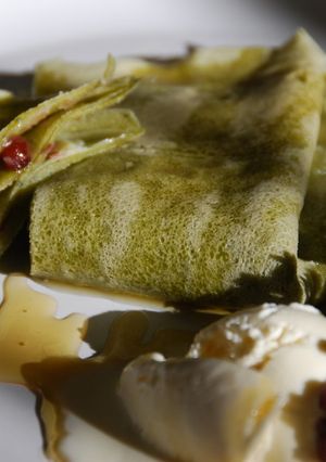 あずき抹茶クレープ-レシピのメイン写真