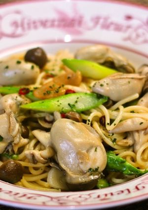 牡蠣のスパゲッティ♪-レシピのメイン写真