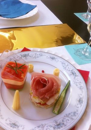 生ハムとフランスパンでおもてなし-レシピのメイン写真