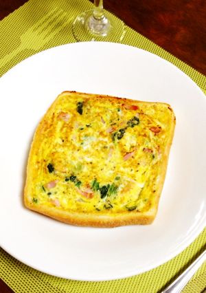 栄養満点☆食パンでキッシュ風☆-レシピのメイン写真