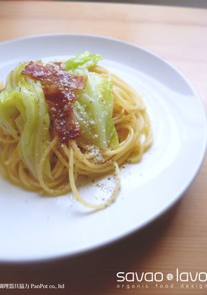 キャベツとベーコンのやさしいパスタ-レシピのメイン写真