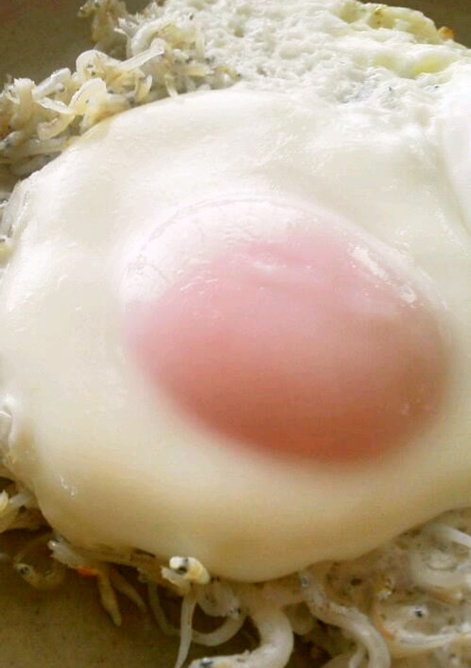 たっぷりしらすの目玉焼き☆-レシピのメイン写真