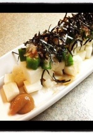 長芋とおくらのお通し-レシピのメイン写真