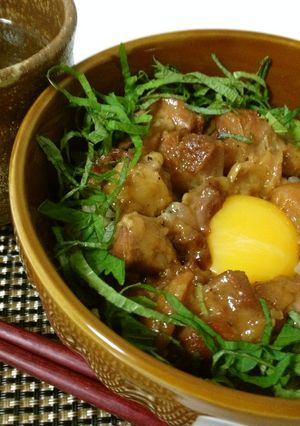 焼き鳥缶で簡単・本格♪照りたま丼♪-レシピのメイン写真