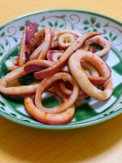 イカのガーリックバター醤油炒め-レシピのメイン写真