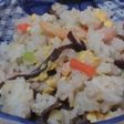 炊飯器で野菜たっぷり後混ぜ海老炒飯