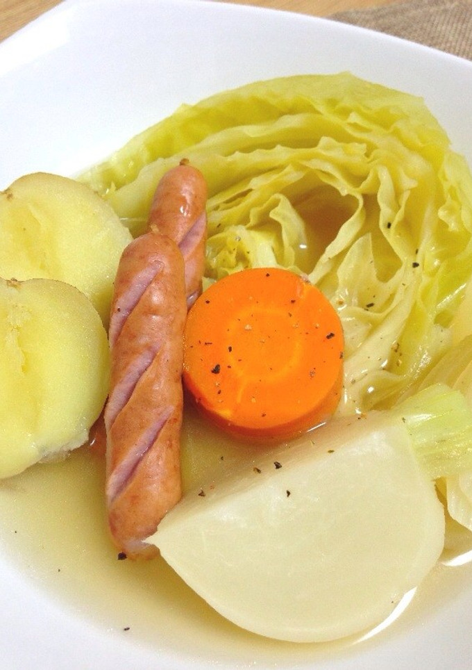 とっても簡単！！ゴロっと野菜のポトフ-レシピのメイン写真