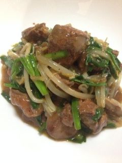 焼肉のたれでレバニラ炒め!-レシピのメイン写真