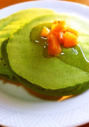 下茹でナシで簡単☆ほうれん草のパンケーキ-レシピのメイン写真