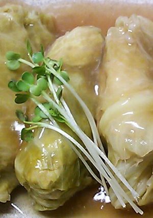 豆腐を使って和風ロールキャベツ-レシピのメイン写真
