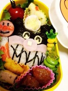 キャラ弁☆バイキンマン-レシピのメイン写真