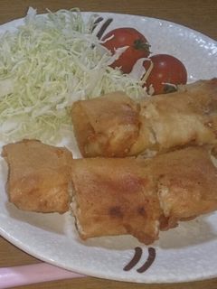 簡単!!アレンジ自在♪ササミチーズ春巻き-レシピのメイン写真