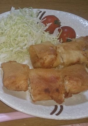 簡単!!アレンジ自在♪ササミチーズ春巻き-レシピのメイン写真