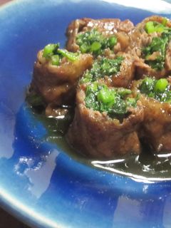 春菊の牛肉巻き-レシピのメイン写真