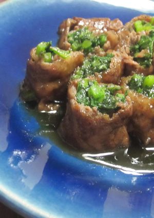 春菊の牛肉巻き-レシピのメイン写真