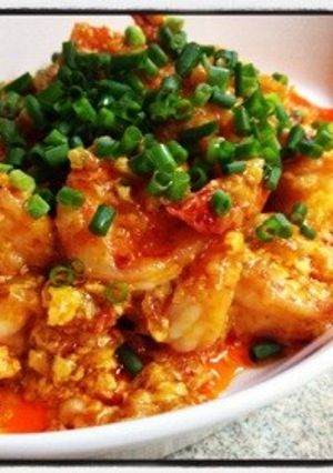 大盛りエビチリ！-レシピのメイン写真
