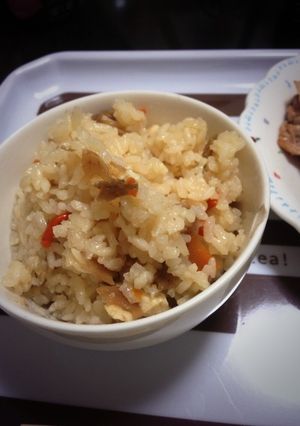お肉がしっとり♡鶏ごぼう釜めし-レシピのメイン写真