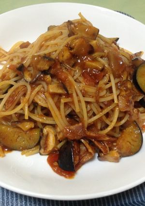簡単！時短！水つけパスタでボロネーゼ風-レシピのメイン写真